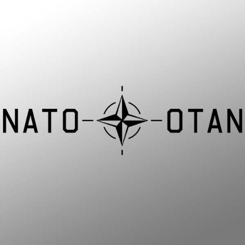 Aufkleber/Sticker - NATO Otan Army 25x7cm #A030 von Copytec