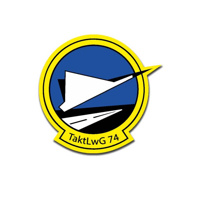 JG 74 Aufkleber Sticker Luftwaffe JG Geschwader TaktLwG Bundeswehr 7x7cm #A5274 von Copytec