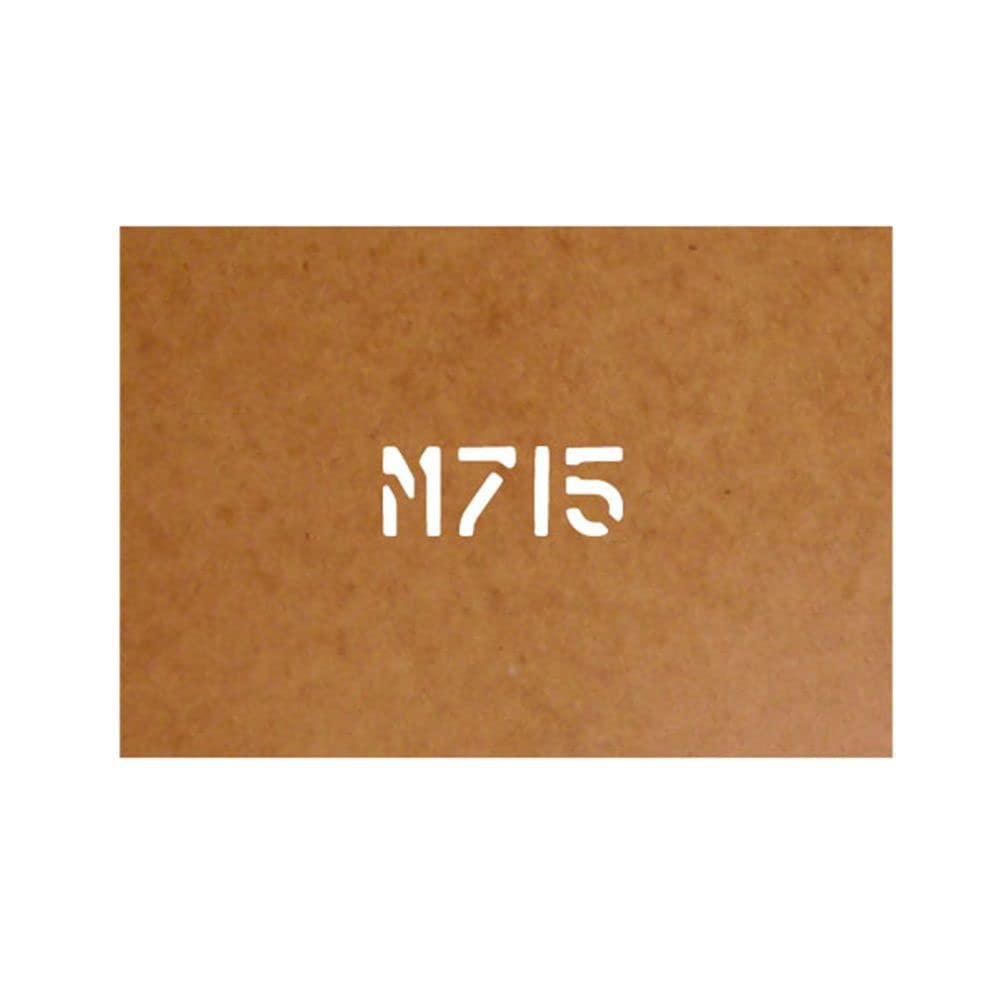 M715 Schablone Stencil Ölkarton Lackierschablone 2,5x6,5cm #15226 von Copytec