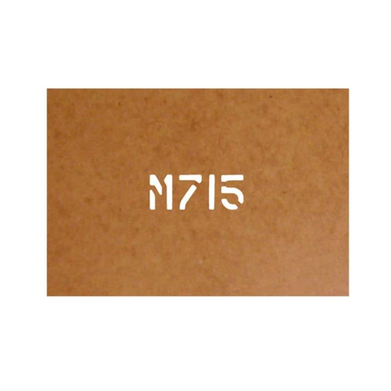 M715 Schablone Stencil Ölkarton Lackierschablone 2,5x6,5cm #15226 von Copytec