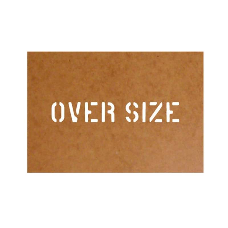 Over Size Schablone Bundeswehr Ölkarton Lackierschablone 2,5x16cm #15144 von Copytec