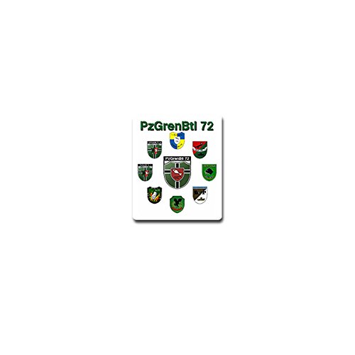 PzGrenBtl 72 Kompanien Aufkleber Panzergrenadierbataillon Bundeswehr 6x7cm#A3954 von Copytec