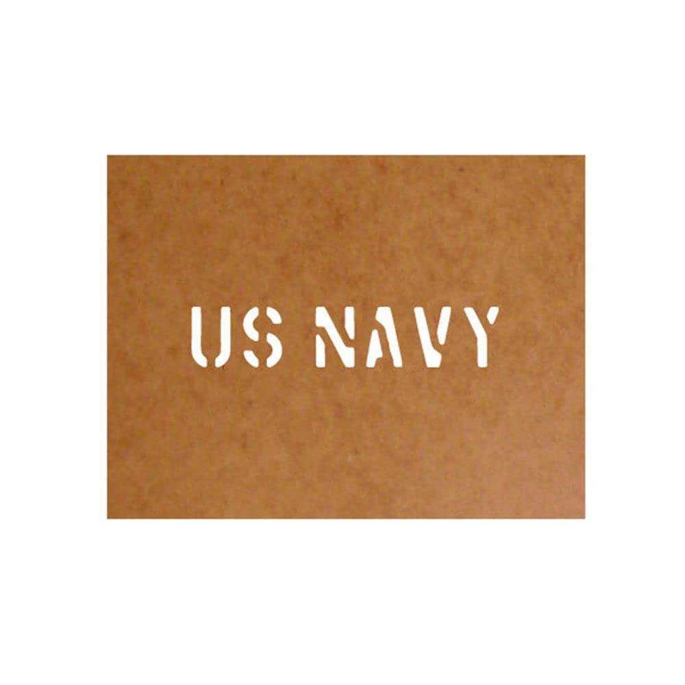 US Navy Schablone Bundeswehr Ölkarton Lackierschablone 2,5x13cm #15112 von Copytec