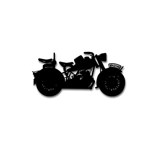 Wandtattoo KRAD R75 Wehrmachtsgespann Motorrad 55cm x 26cm#A4238 von Copytec