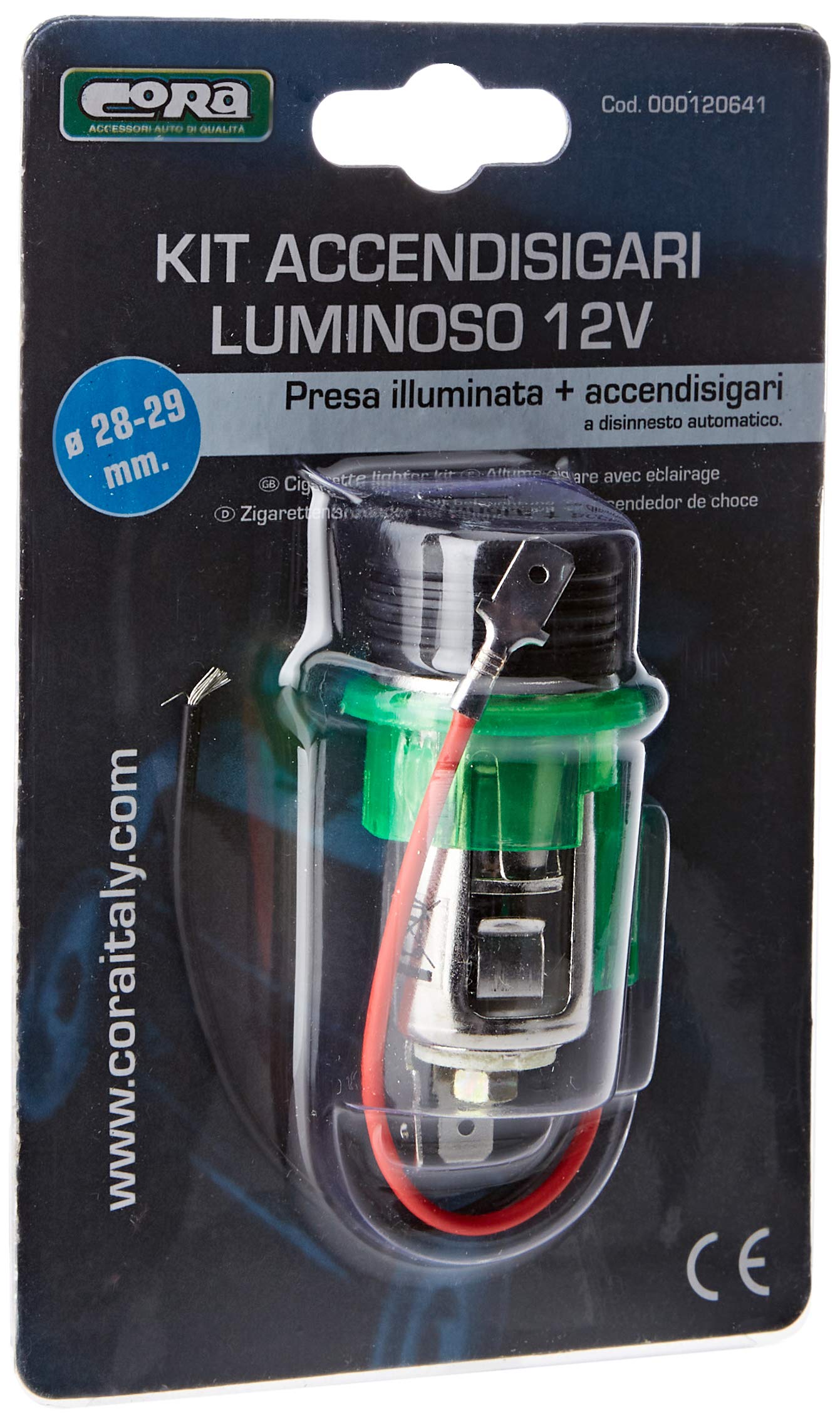 Cora 000120641 Kit Zigarettenanzünder Licht, 12 V von CORA