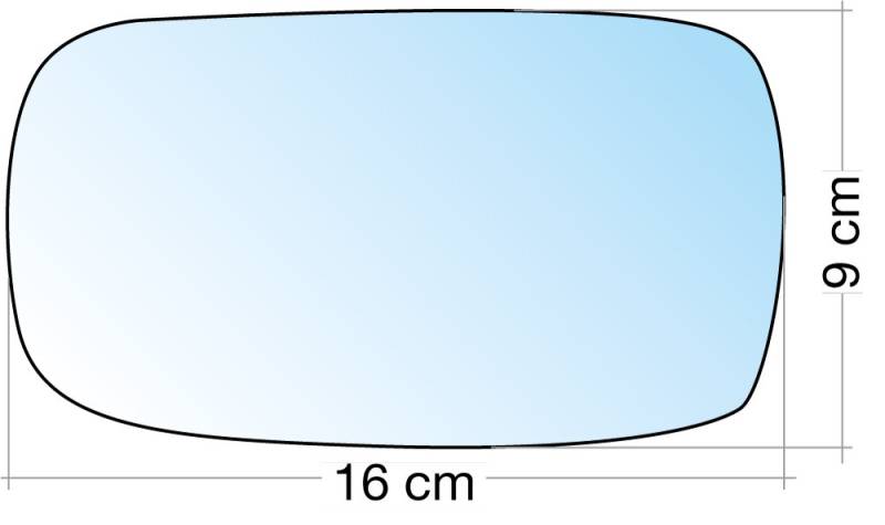 Cora 3322044 Spiegelglas mit Platte, Links, verchromt von CORA