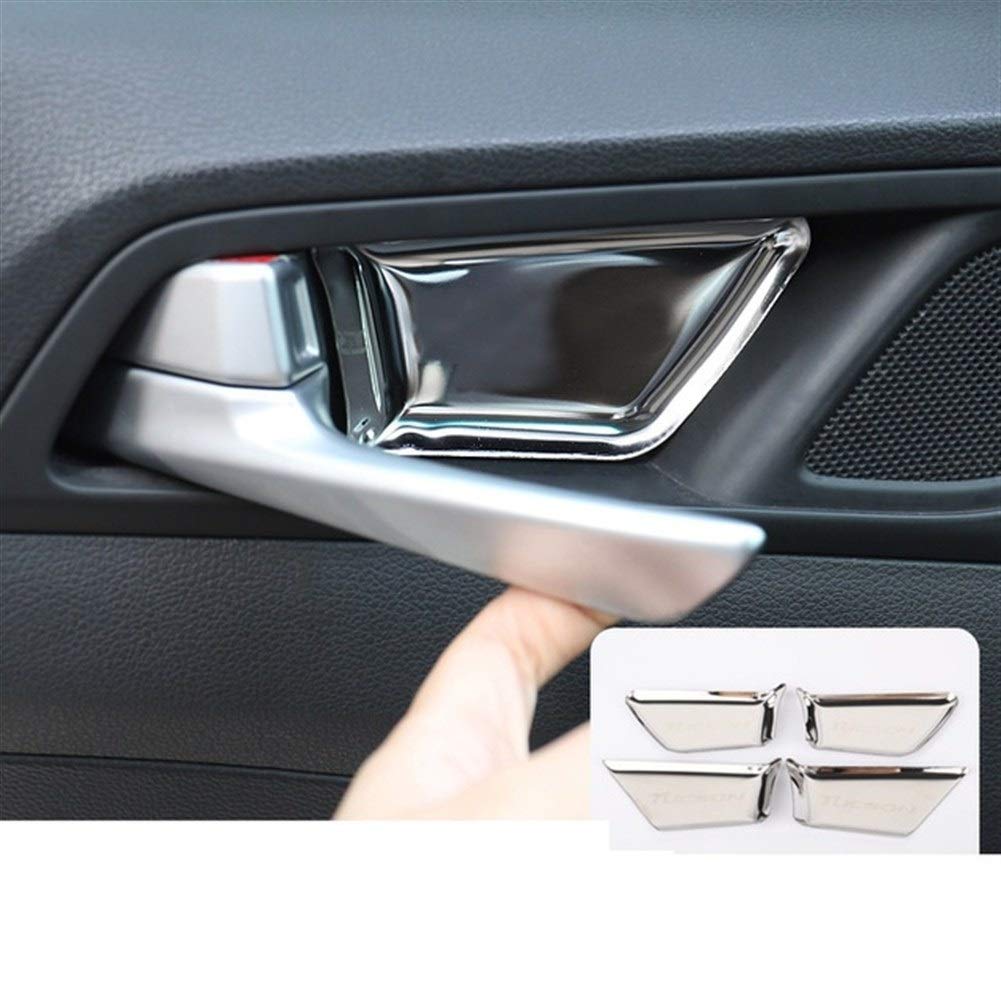 2017 Edelstahl-Auto-Innenraum Zubehör Getriebe Fenstersteuerung Fit for Hyundai Tucson 2015 2016 2017 2018 2019 2020(Door Bowl Panel) von Coreshow