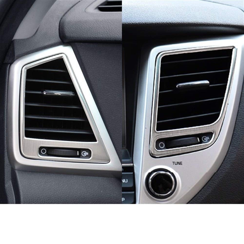 2017 Edelstahl-Auto-Innenraum Zubehör Getriebe Fenstersteuerung Fit for Hyundai Tucson 2015 2016 2017 2018 2019 2020(Side Vent Trims) von Coreshow