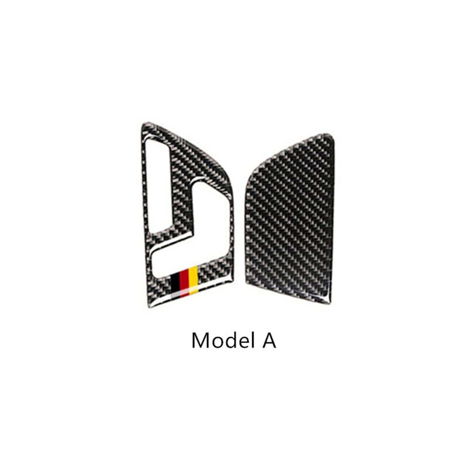 Autositzeinstellung Tasten Panel Dekoration Aufkleber Trim Kohlefaser A B-Klasse CLA C117 GLA X156 2011-18(A) von Coreshow
