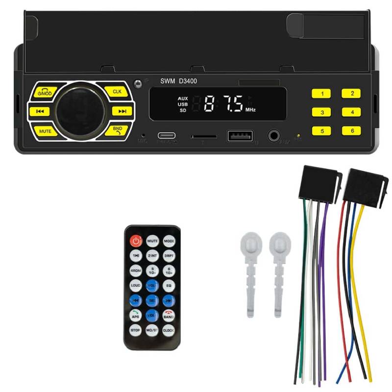 Corghd 1 Set Halterung für Auto-Bluetooth-Player, multifunktional, kann Auto-U-Disk aus ABS und Metall finden von Corghd