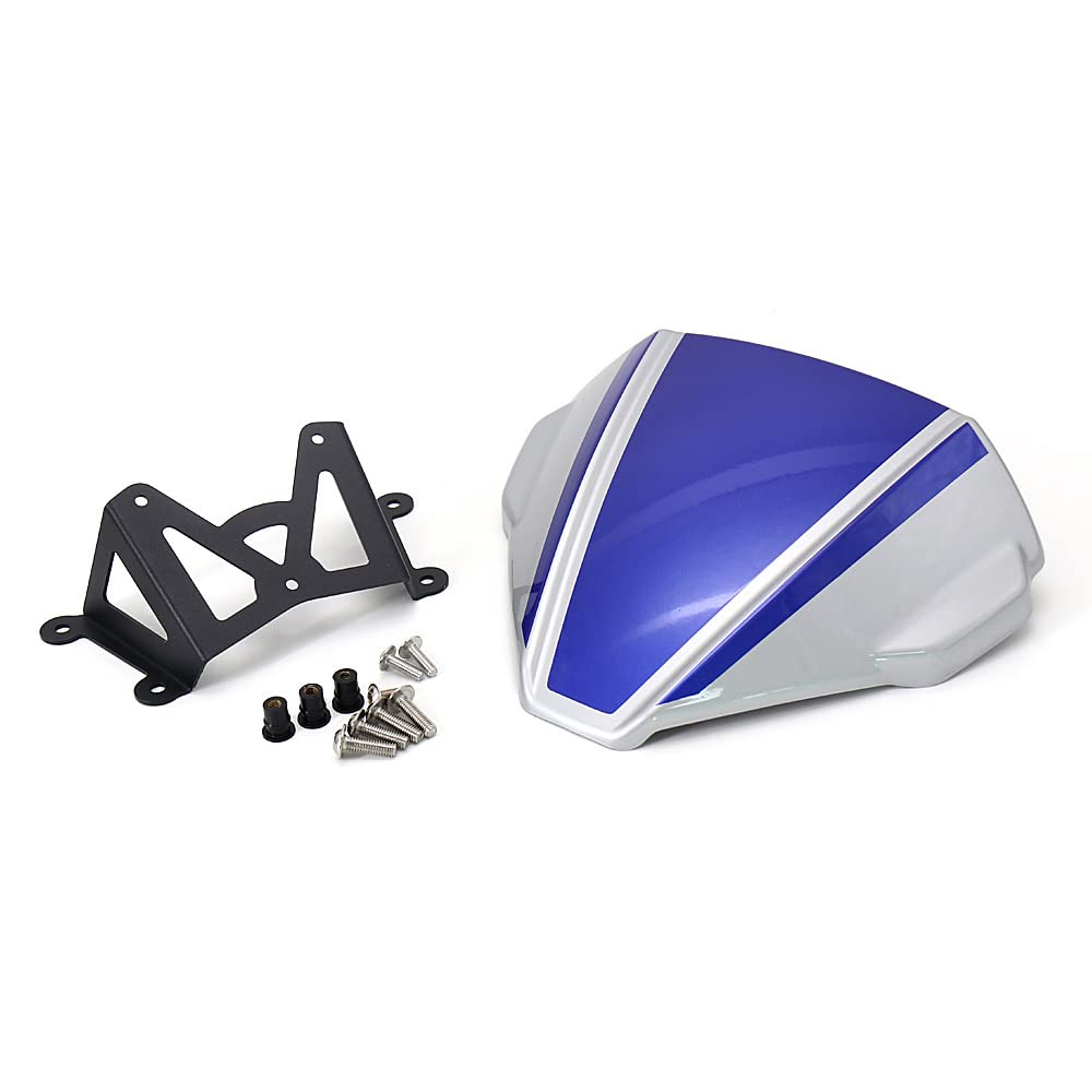 Corghd Motorrad-Windschutzscheiben-Visier, passend für MT-09 MT09 SP 2021 2022 (blau + grau) von Corghd