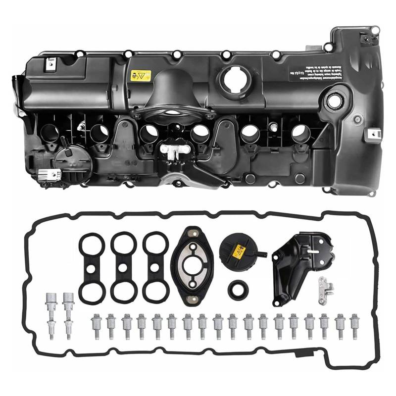 Corghd Motorventildeckel mit Schrauben, Ölkappendichtung für E70 E82 E90 X5 128I 328I 528I 11127552281 von Corghd