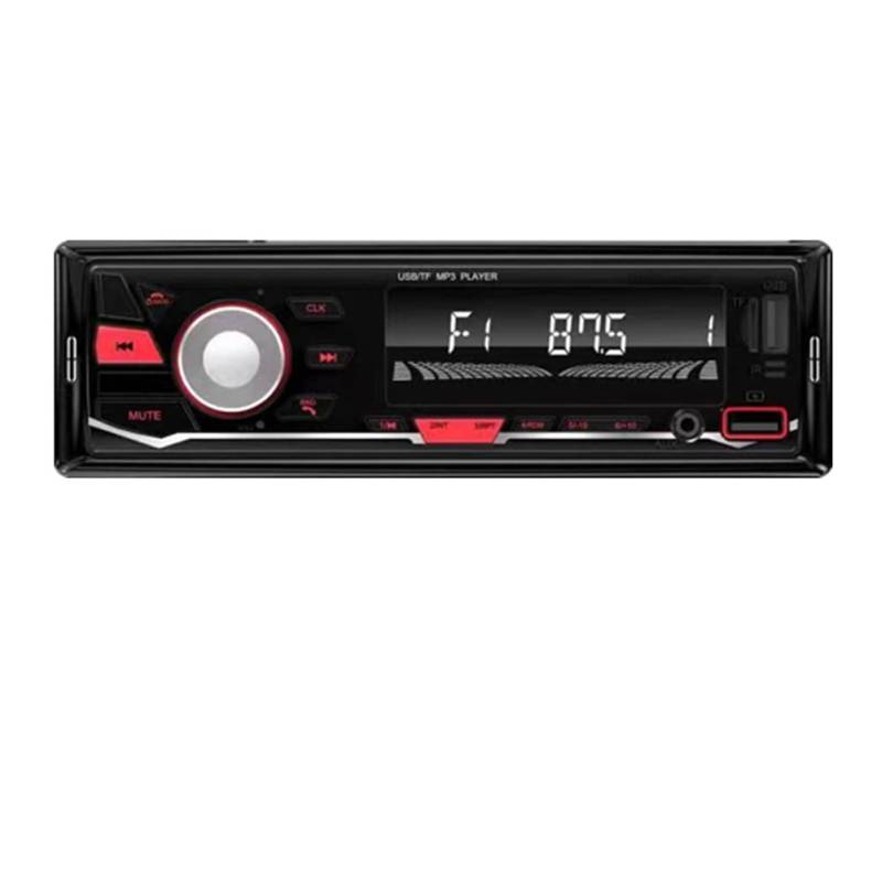 Corghd Neue 7 Farben Lichter FM Radio Ersatzteile Auto Wireless Bluetooth 12V LED MP3 Player Plug-in U Disk Multimedia Radio von Corghd