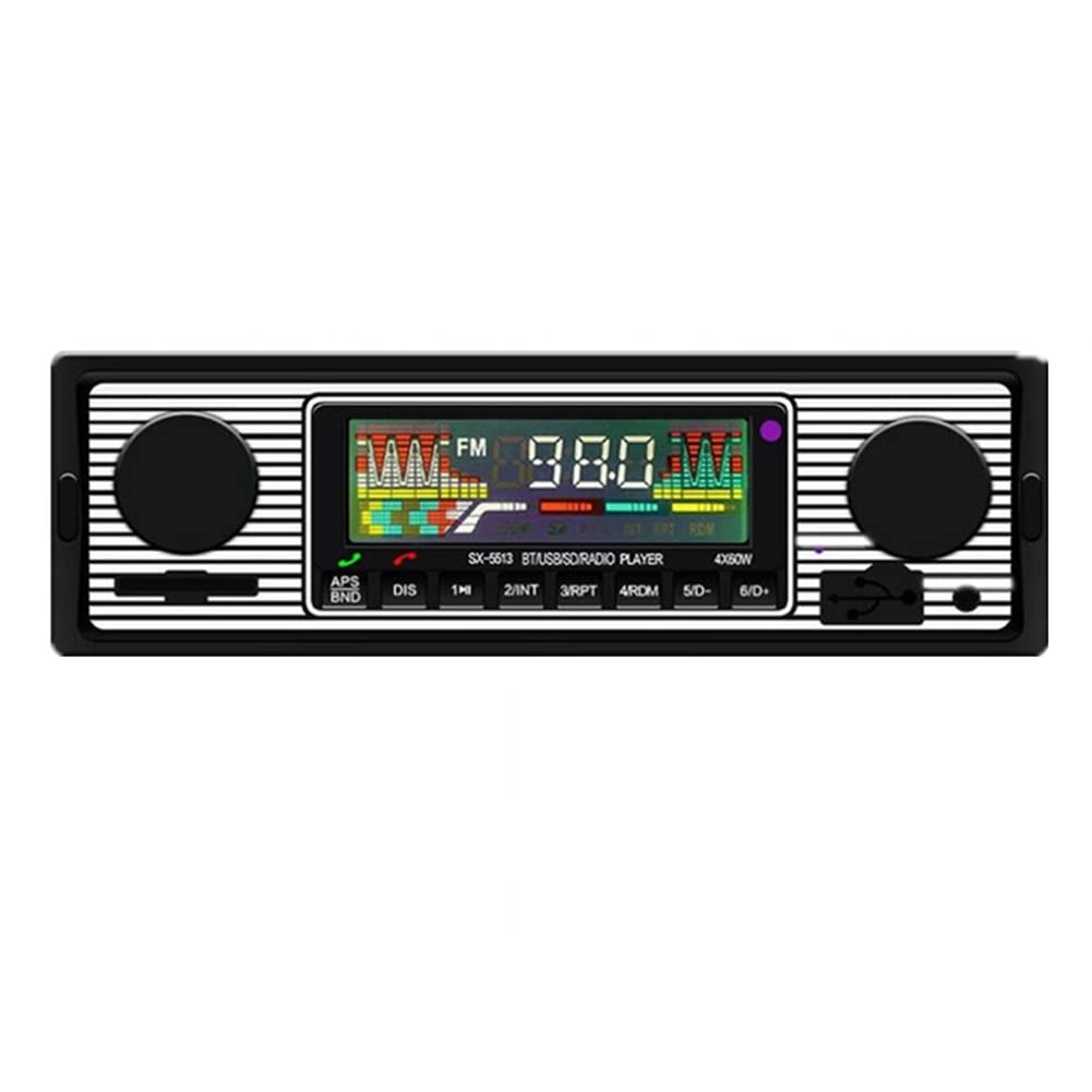 Corghd Neue Retro Auto Wireless Bluetooth 12V MP3 Player AUX Audio Ersatz Eingang Karte Einsatz USB Flash Drive Multimedia Radio von Corghd