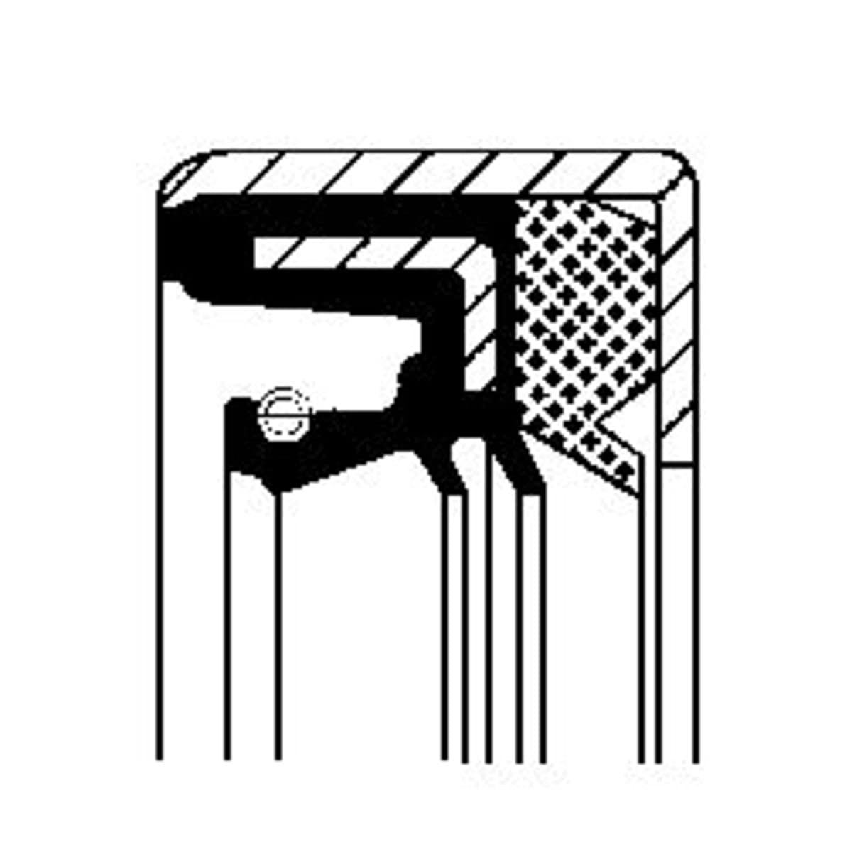 CORTECO 01026188B Wellendichtring, Differential von Corteco