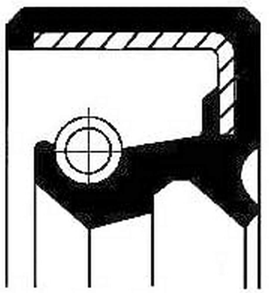 CORTECO 19016612B Wellendichtring, Differential von Corteco