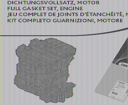 CORTECO 83404031 Kompletter Dichtungssatz, Motor KITGK_F VW CHHB KIT von Corteco