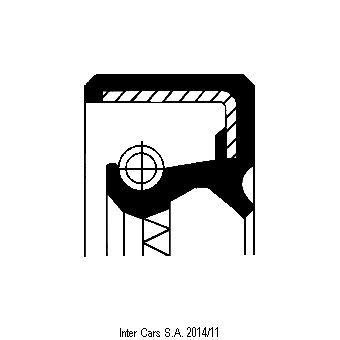 Corteco 12019040B Wellendichtring, Kurbelwelle von Corteco