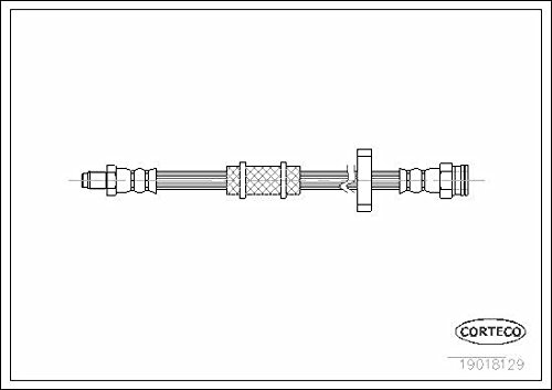 Corteco 19018129 Bremsschlauch von Corteco