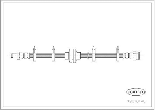 Corteco 19018146 Bremsschlauch von Corteco