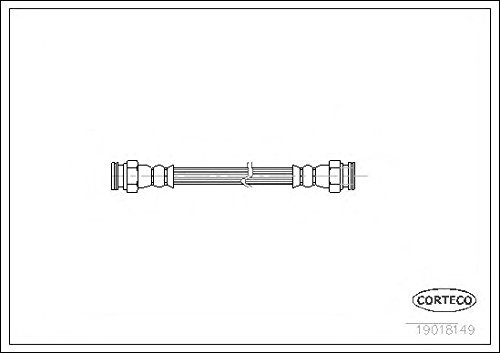 Corteco 19018149 Bremsschlauch von Corteco