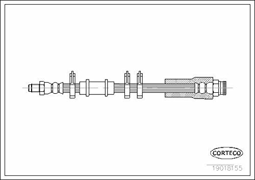 Corteco 19018155 Bremsschlauch von Corteco