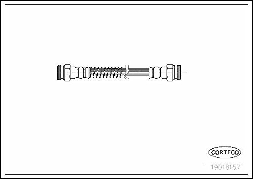 Corteco 19018157 Bremsschlauch von Corteco