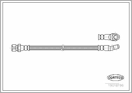 Corteco 19018196 Bremsschlauch von Corteco