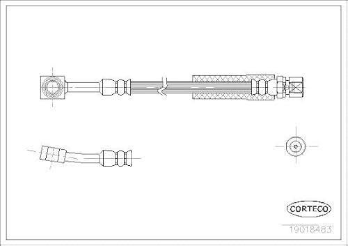 Corteco 19018483 Bremsschlauch von Corteco