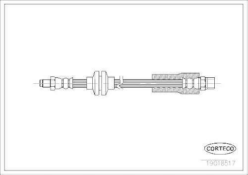 Corteco 19018517 Bremsschlauch von Corteco