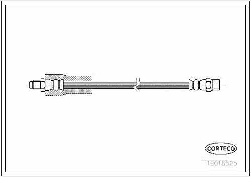 Corteco 19018525 Bremsschlauch von Corteco