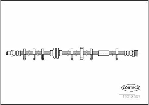Corteco 19018557 Bremsschlauch von Corteco