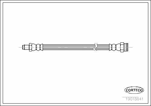 Corteco 19018641 Bremsschlauch von Corteco