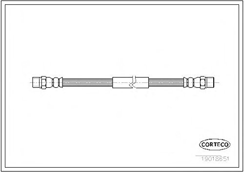 Corteco 19018651 Bremsschlauch von Corteco