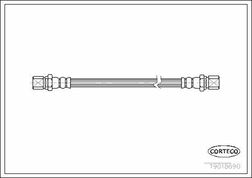 Corteco 19018690 Bremsschlauch von Corteco