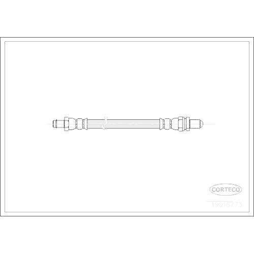 Corteco 19018773 Bremsschlauch von Corteco