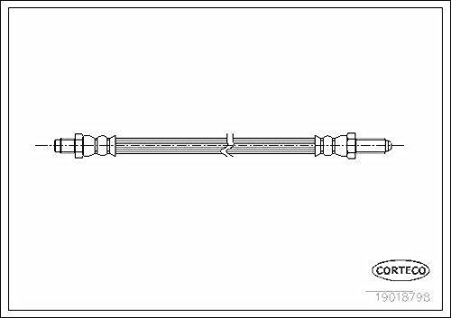 Corteco 19018798 Bremsschlauch von Corteco