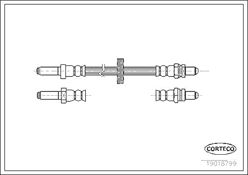 Corteco 19018799 Bremsschlauch von Corteco