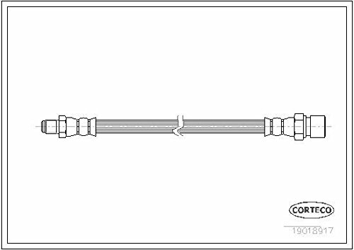 Corteco 19018917 Bremsschlauch von Corteco