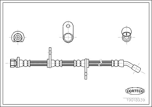 Corteco 19018939 Bremsschlauch von Corteco