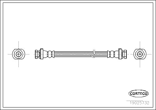 Corteco 19025732 Bremsschlauch von Corteco