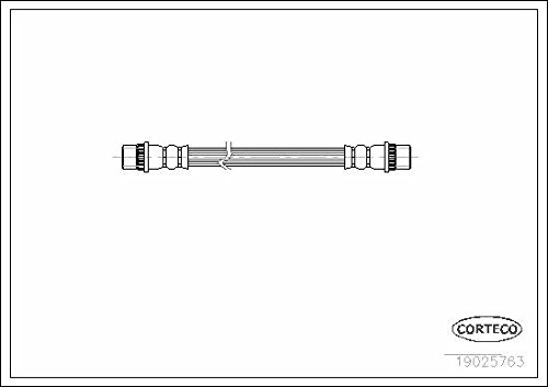 Corteco 19025763 Bremsschlauch von Corteco