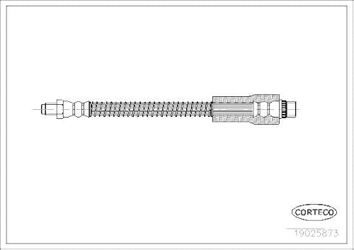 Corteco 19025873 Bremsschlauch von Corteco