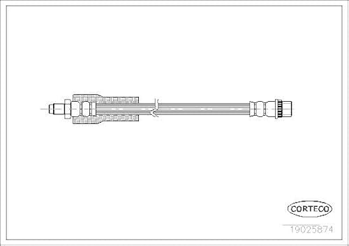 Corteco 19025874 Bremsschlauch von Corteco