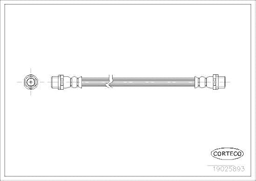 Corteco 19025893 Bremsschlauch von Corteco