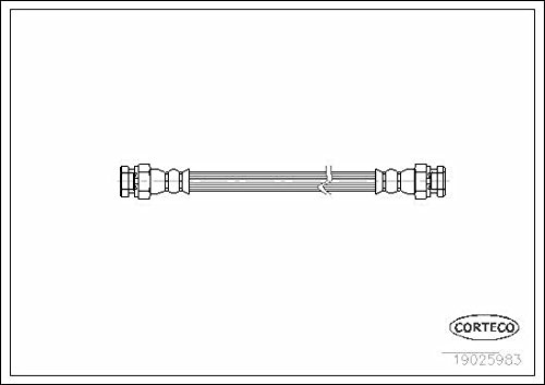 Corteco 19025983 Bremsschlauch von Corteco