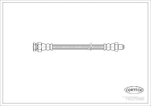 Corteco 19025986 Bremsschlauch von Corteco