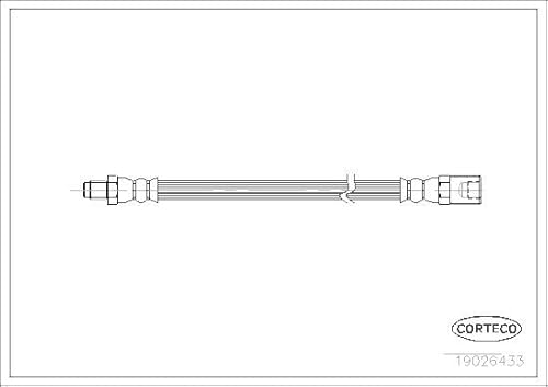 Corteco 19026433 Bremsschlauch von Corteco