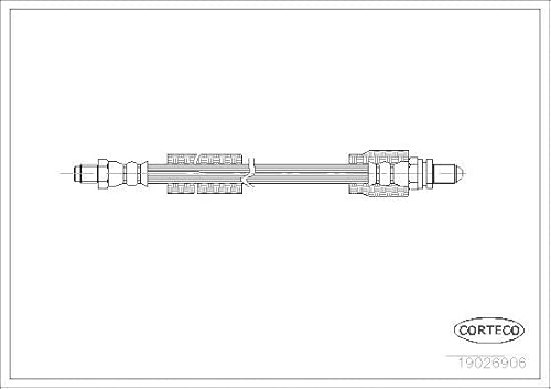 Corteco 19026906 Bremsschlauch von Corteco