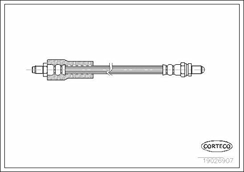 Corteco 19026907 Bremsschlauch von Corteco